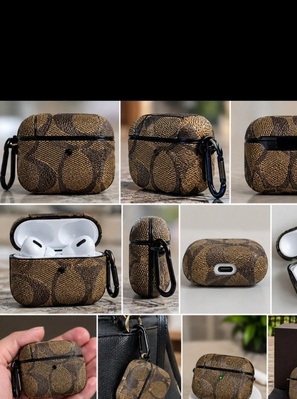 Type-C White Earbuds with Carrying Case